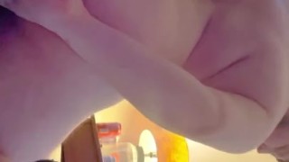 Chubby bi guy has fun riding vibrator pt2 SO FUCKING HOT!!