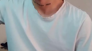 Hetero se masturba viendo porno gay 💯