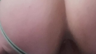 Straight guy shoves dildos up his ass