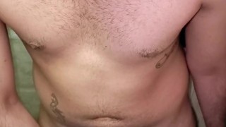 Really intense masturbation in the shower. I got so horny, so sensitive and busted a big cum load