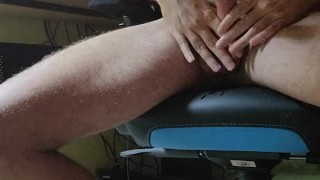 Post Workout Nut Two-handed Cumshot