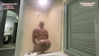 BUBBLE ASS WHITE BOTTOM FUCK by BBC White BUTT Muscle BIG ASS FUCK BY BLACK DICK body builder hole