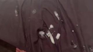 Cumming hard on my CK underwear