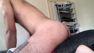 Riding My Big Red Dildo : Re-upload in HD