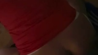 I’m with huge dildo