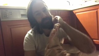 Self foot worship getting into it lick my soles