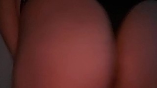 Femboy twerks to WAP in black thong