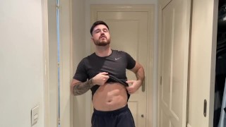 Latex flex n rub strip tease