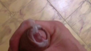 touching myself in front of the mirror