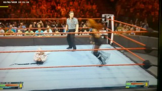 Becky Lynch Interferes On Wrestling Match With Alexa Bliss Vs Bianca Belair WWE 2K 2022