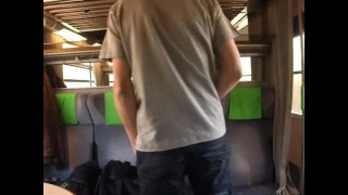 undressed in the train