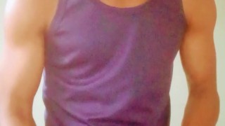 Sucking and Licking My Cum