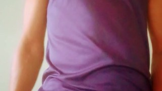 Sucking and Licking My Cum