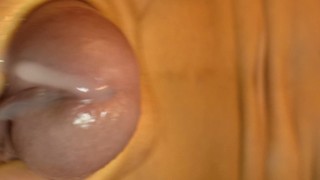 Super close up cumshot front angle