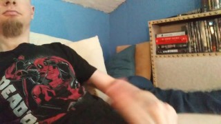 Cute Guy Huge Cumshot Hot Moaning!
