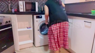 Laundry Time Before I Get Fucked By My Classmate