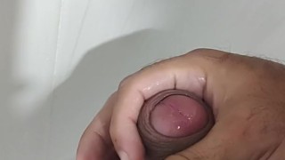 I Was Really Hot Before Take a Shower | Solo Male Cumshot