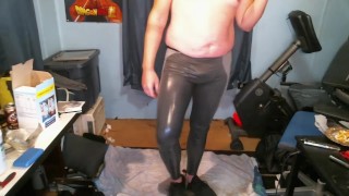 Soaking my already wet leggings in even more Pee