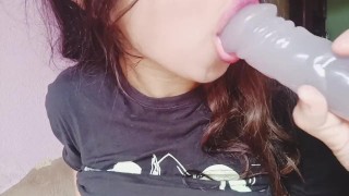 Asmr BOQUETE - rabuda safadinha mamando até ganhar porra na boquinha 🤤💦Dirty/ pov