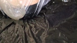 Latex WAM Bondage Sissy Sandals