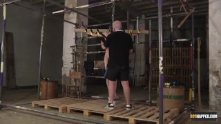 Obedient twink Taylor Mason whipped by daddy Sebastian Kane