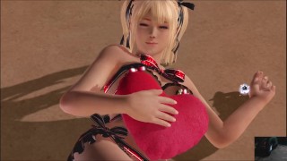 Dead or Alive Xtreme Venus Vacation Marie Rose Valentine's Day Heart Cushion Pose Fanservice Appreci