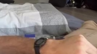 Chilling and wanking in my house nice cock