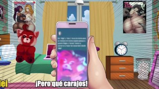Turning red MILF stepmom game hentai big ass big tits
