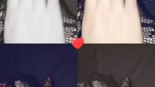 Horny school girl teases you Short Skirt feet sexy