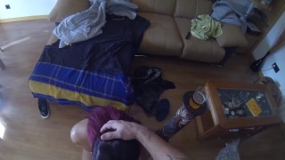 mi cuñada esta deseando que llegue a casa y chuparme la polla POV