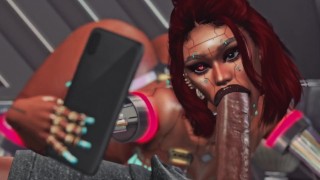 SECOND LIFE - Cyborg Stripper goes rogue