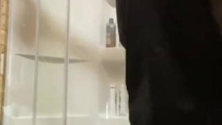 Pulling my my cock and enjoying coffee before I shower