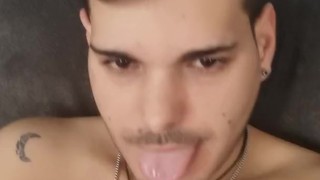 Young handsome guy cum +18