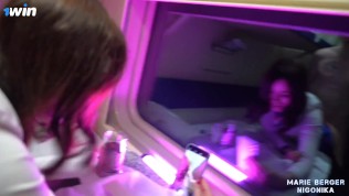 Marie Berger “Train conductor, gave herself to a passenger, facial” Nigonika Best Porn 2023