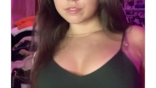 OF yourisabelle99 livestream stripping black g string