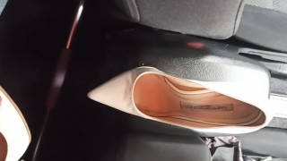 Very much filled with cum sexy stepsister heels