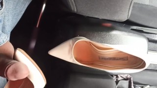 Very much filled with cum sexy stepsister heels