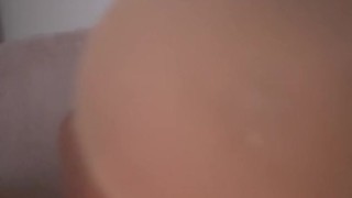 Hot Guy masturbates with his Anal Toy while moaning and cumming.