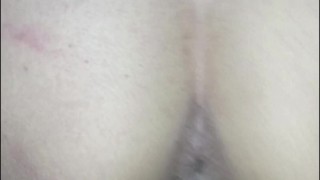 I fuck my white stepcousin with my BBC in my stepsister's bed. Cum inside (Creampie)