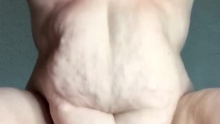 BIG BBW TITS HANG AND SWING WHILE DADDY FUCKS AND FILLS ME UP 🥵💦😍🔥