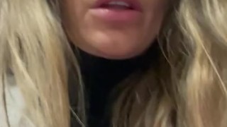 Fingering sitted on the stairs of my building