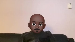 Black Memoji male feet in socks
