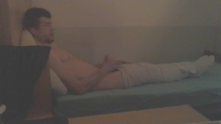 white socks oragsm in penis