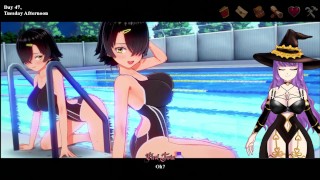 Bathing with my two subs in Corrupted Kingdom / Part 17 / VTuber