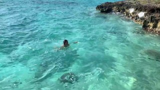 Monika Fox Stopped A Tour Bus To Swim Naked In The Caribbean Sea