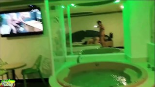 Fucking my SECRETARY in a motel.