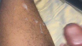 College boy shooting nut everywhere