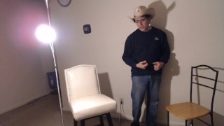 YEEHAW Wild Cowboy MAOLO Jerkoff to Cum Show!