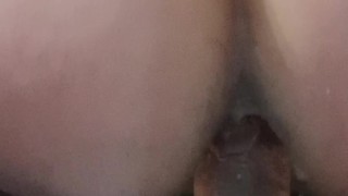 I'm wrecking my ass with my biggest dildo