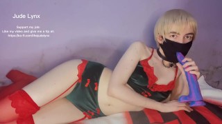 JUDE LYNX — A CUTE FACE FUCKING: A BLOWJOB WITH MASK